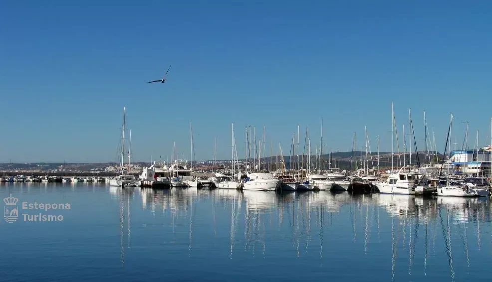 Aerial view of the Estepona marina
